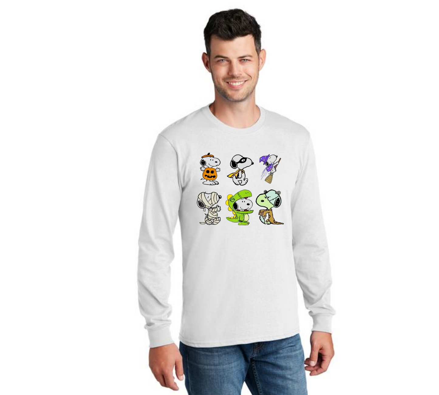 HALLOWEEN PC55LS Port & Company® Long Sleeve Core Cotton Tee HW-88