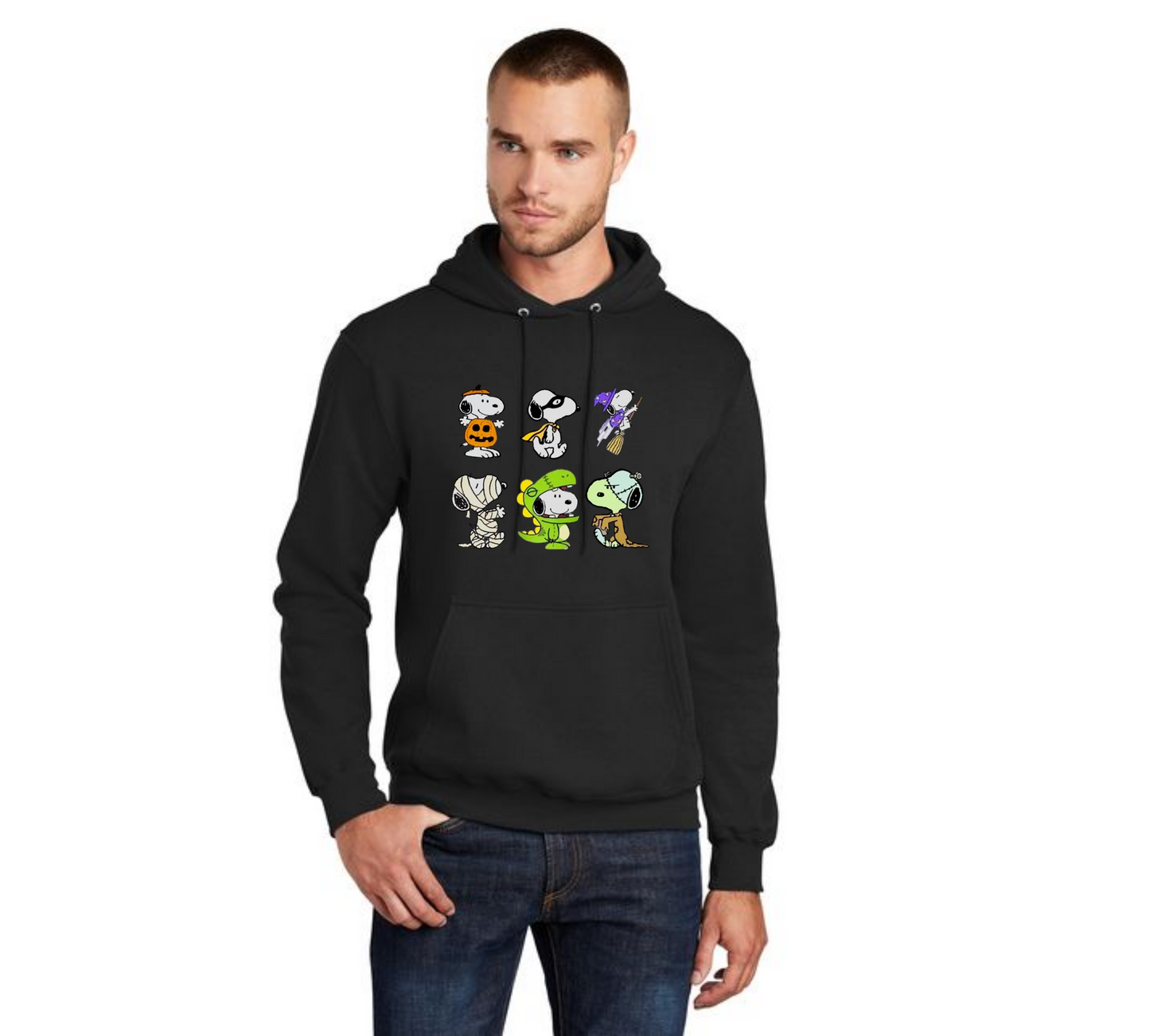 HALLOWEEN PC78H Port & Company® Core Fleece Pullover Hooded Sweatshirt HW-88