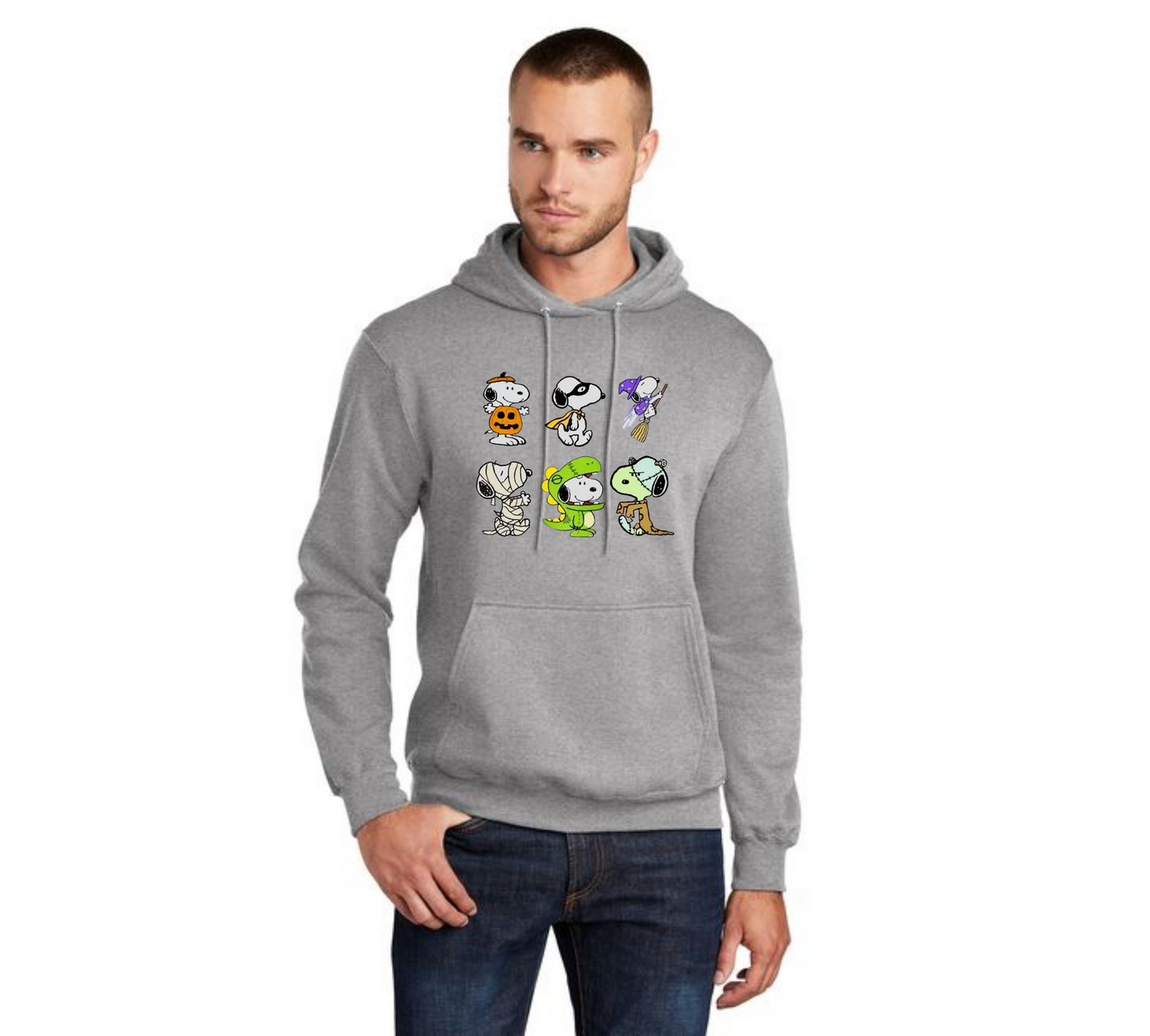 HALLOWEEN PC78H Port & Company® Core Fleece Pullover Hooded Sweatshirt HW-88