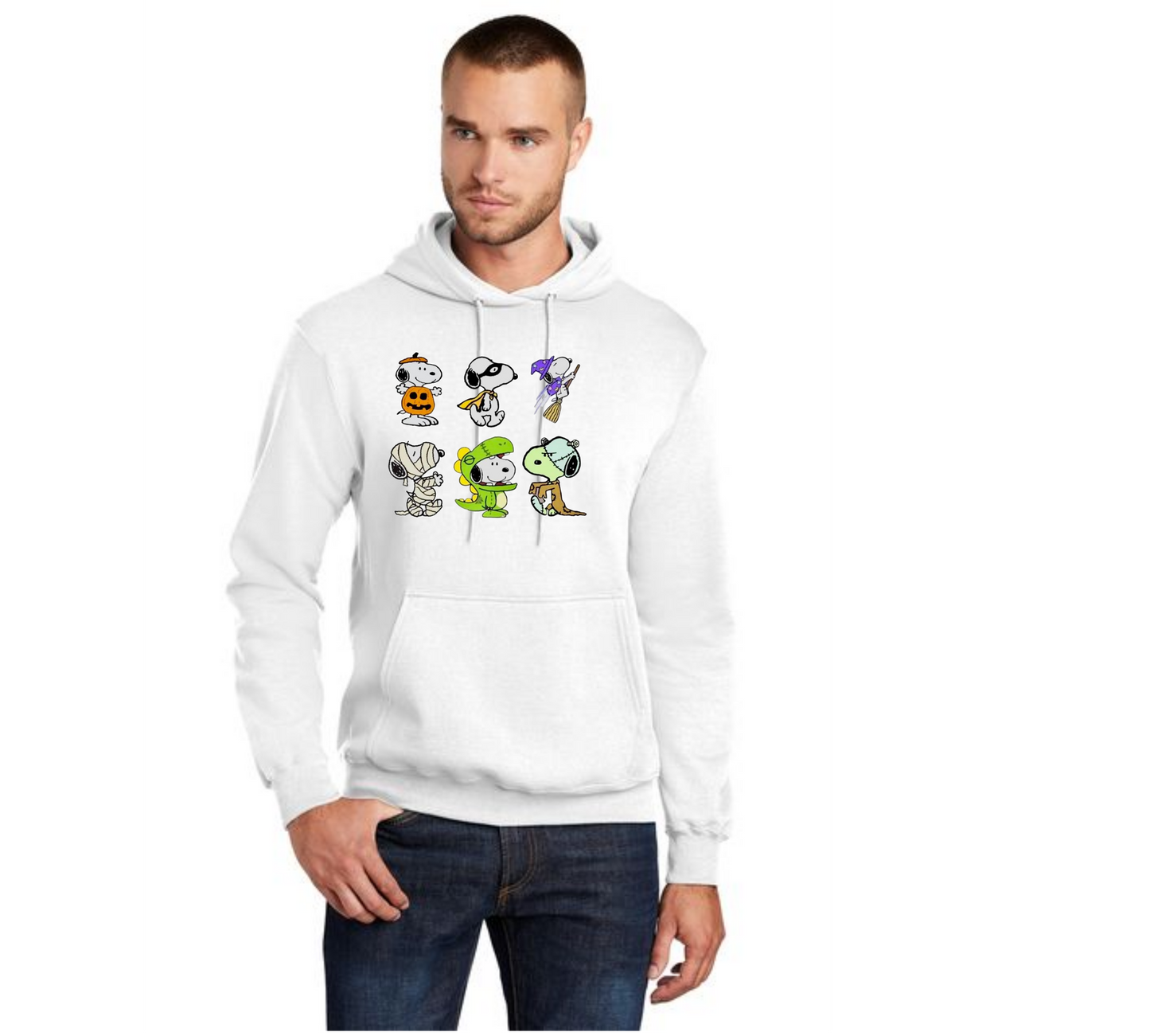 HALLOWEEN PC78H Port & Company® Core Fleece Pullover Hooded Sweatshirt HW-88