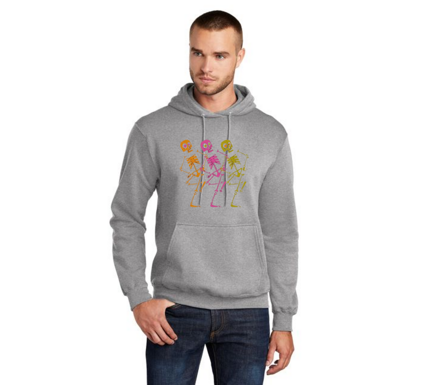 HALLOWEEN PC78H Port & Company® Core Fleece Pullover Hooded Sweatshirt HW-91