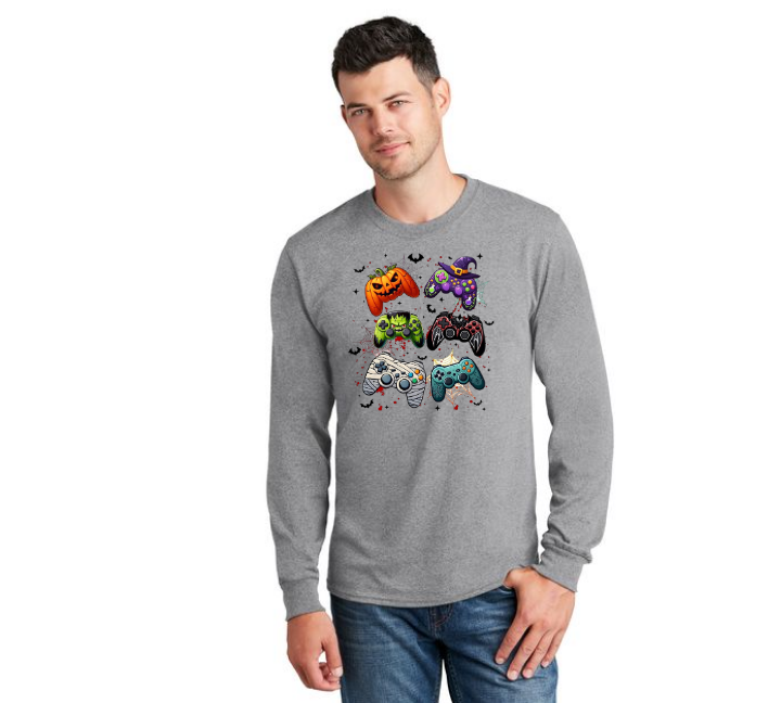 HALLOWEEN PC55LS Port & Company® Long Sleeve Core Cotton Tee HW-90
