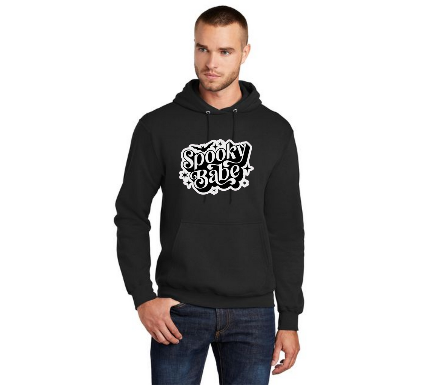HALLOWEEN PC78H Port & Company® Core Fleece Pullover Hooded Sweatshirt HW-92