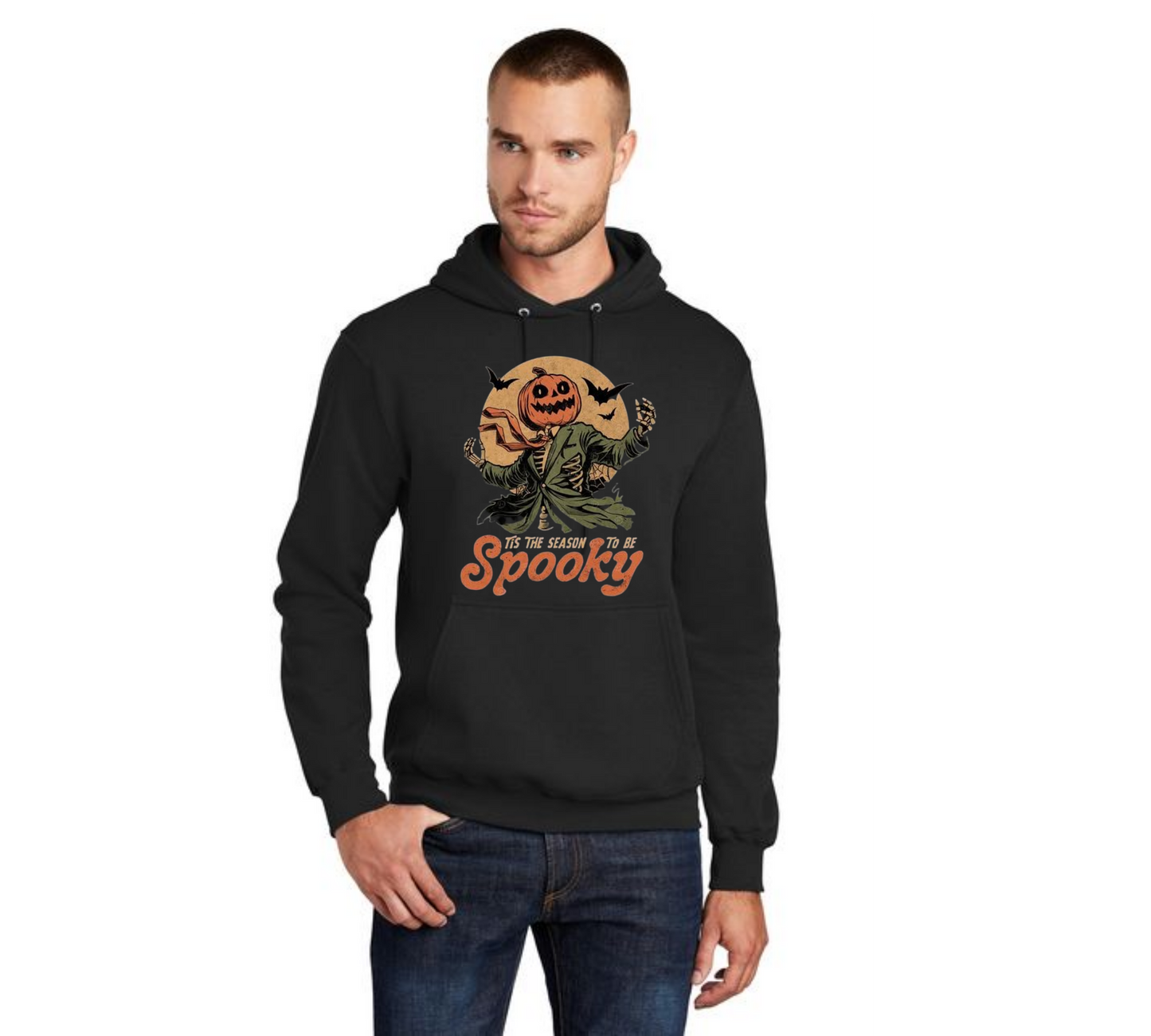HALLOWEEN PC78H Port & Company® Core Fleece Pullover Hooded Sweatshirt HW-79