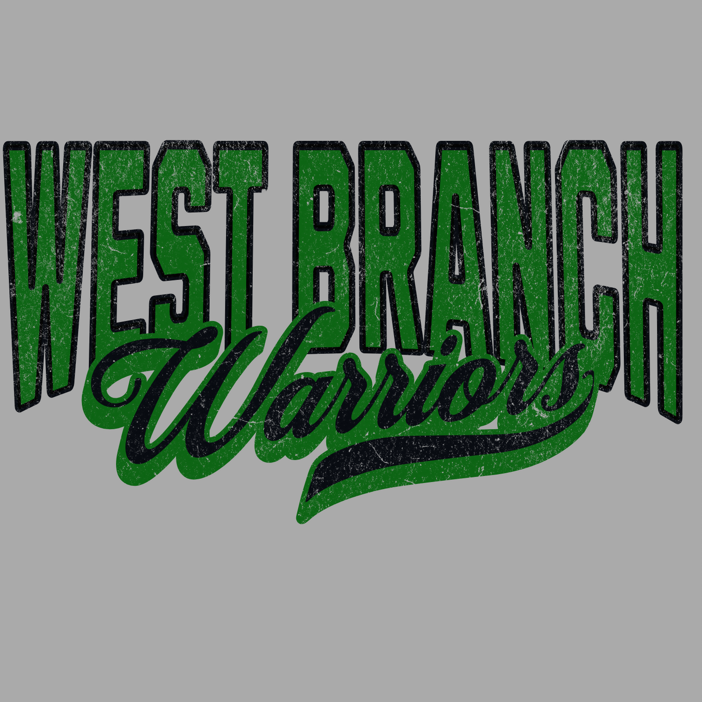 WEST BRANCH WARRIORS GENERAL PC78 Port & Company® Core Fleece Crewneck Sweatshirt 1