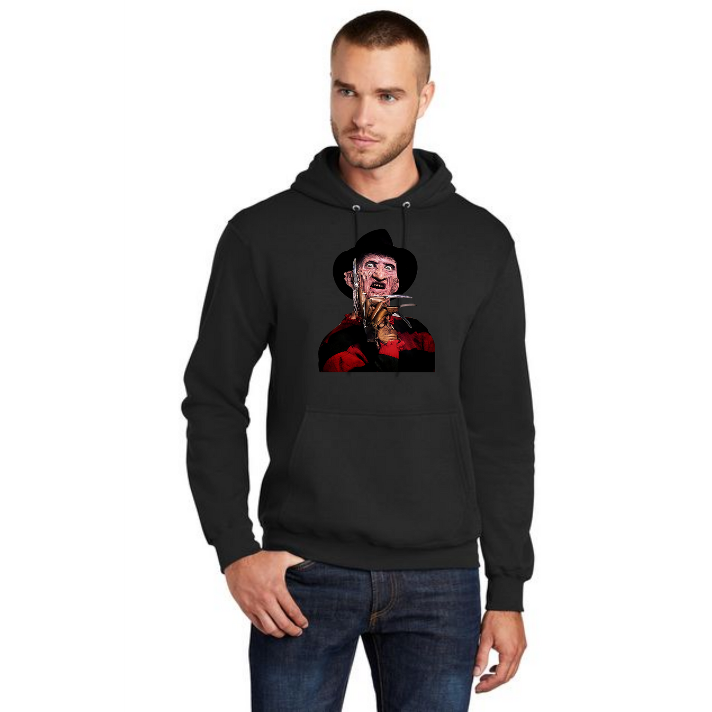HALLOWEEN FREEDY PC78H Port & Company® Core Fleece Pullover Hooded Sweatshirt HW-21