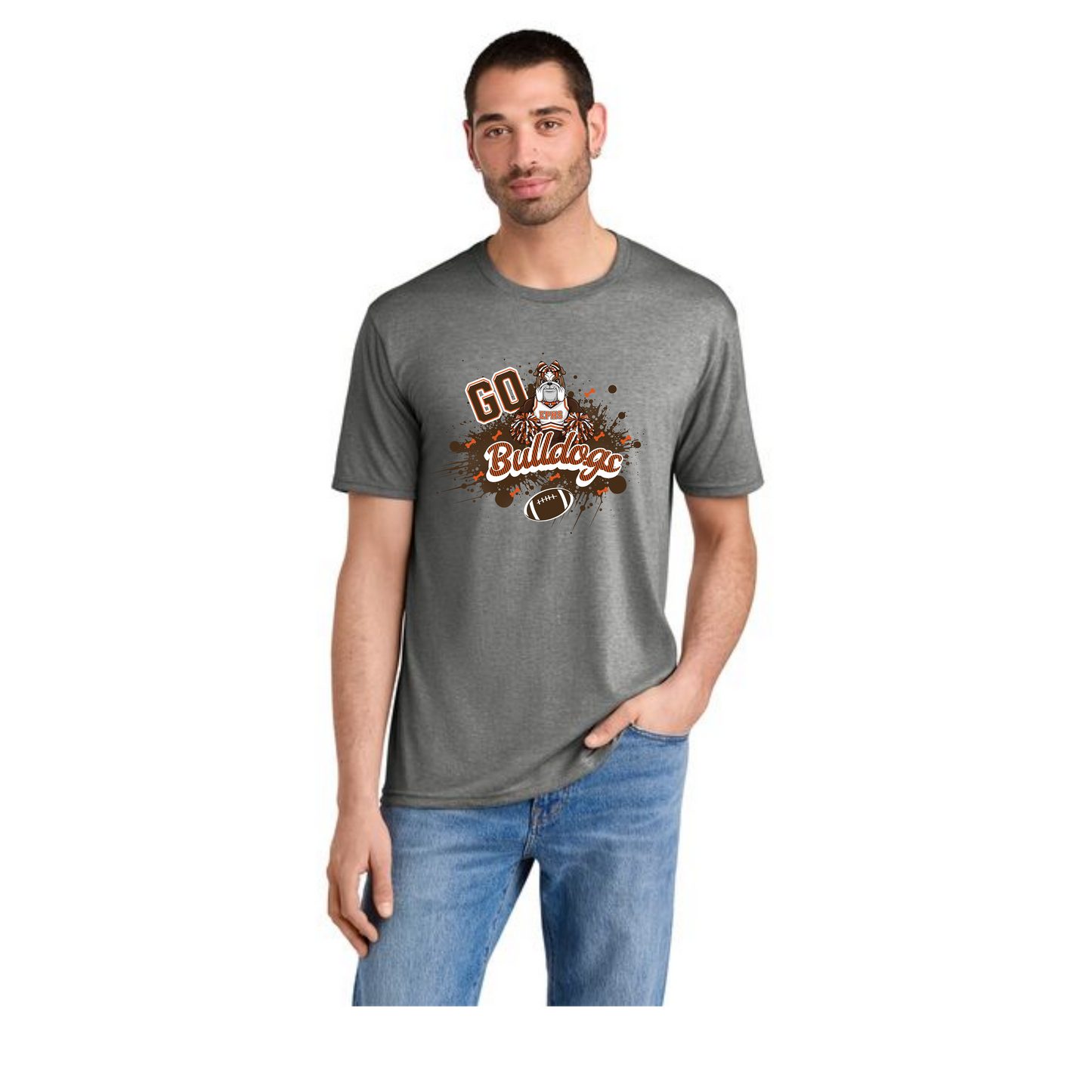 EAST PALESTINE BULLDOGS FOOTBALL DM130 District® Perfect Tri® Tee 19