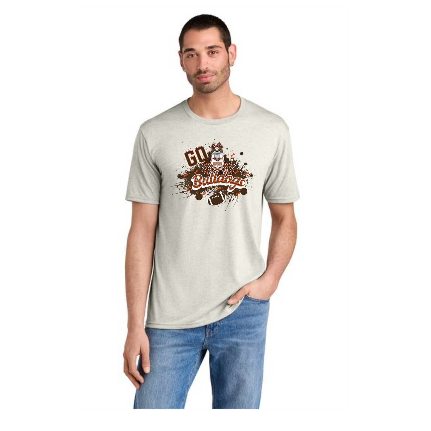 EAST PALESTINE BULLDOGS FOOTBALL DM130 District® Perfect Tri® Tee 19