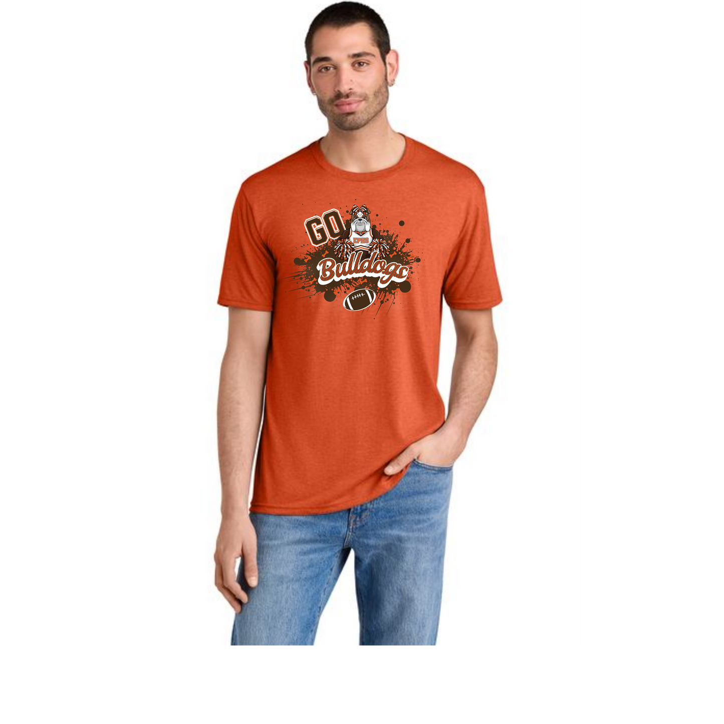 EAST PALESTINE BULLDOGS FOOTBALL DM130 District® Perfect Tri® Tee 19