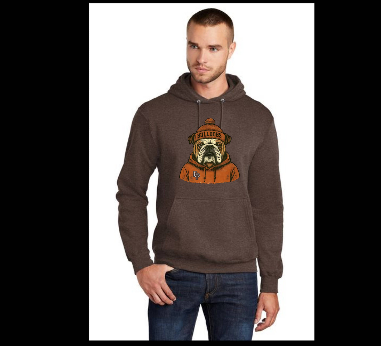 EAST PALESTINE FOOTBALL PC78H Port & Company® Core Fleece Pullover Hooded Sweatshirt 8