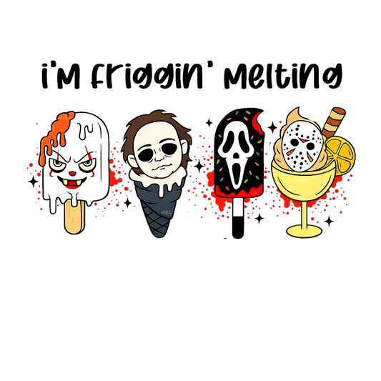 HALLOWEEN SCARY ICE CREAM DM130 District ® Perfect Tri Tee HW-22