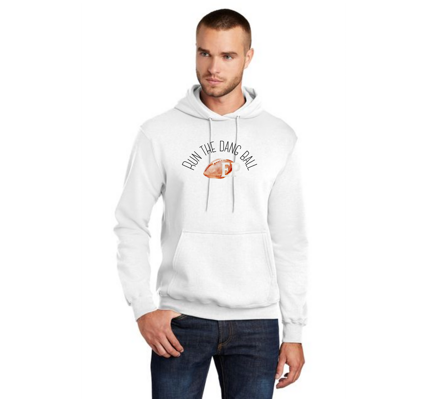 EAST PALESTINE FOOTBALL PC78H Port & Company® Core Fleece Pullover Hooded Sweatshirt 11