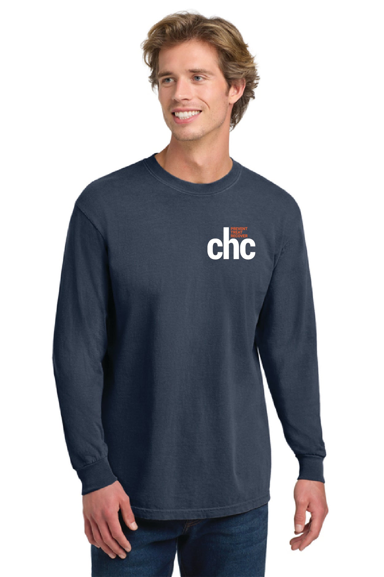 6014 Comfort Colors® Heavyweight Ring Spun Long Sleeve Tee SP CHC-8