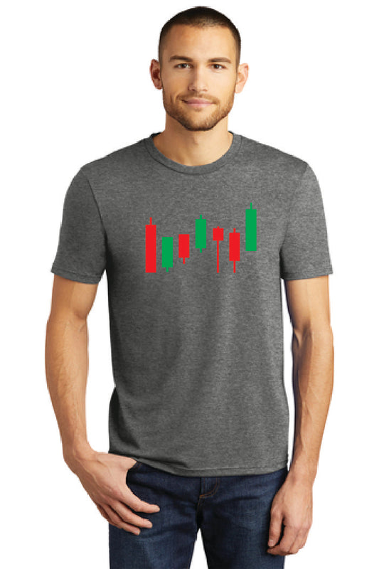 CANDLE STICK PATTERN DM130 District ® Perfect Tri ® Tee 2