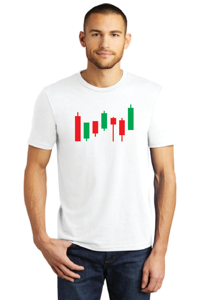 CANDLE STICK PATTERN DM130 District ® Perfect Tri ® Tee 2