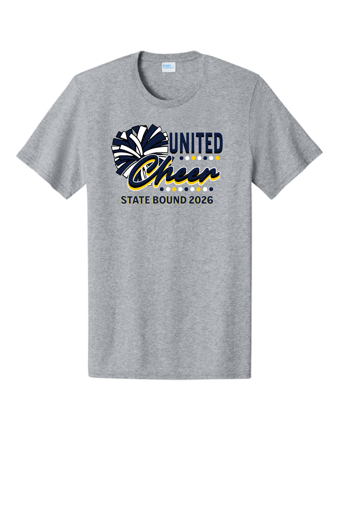 UNITED EAGLES CHEER STATE BOUND PC55 Port & Co™ Core Blend Tee - 1