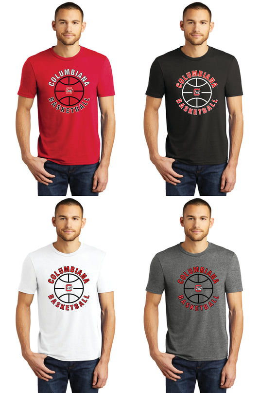 Columbiana Clippers Basketball PC55 Port & Company® Core Blend Tee 2