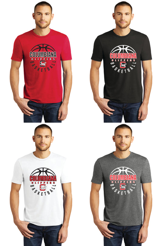 Columbiana Clippers Basketball PC55 Port & Company® Core Blend Tee 3