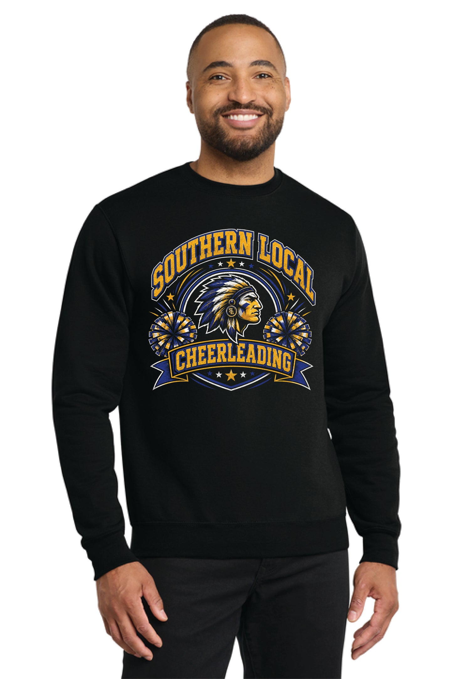 SL CHEER PC78 Port & Co® Core Fleece Crewneck Sweatshirt 3