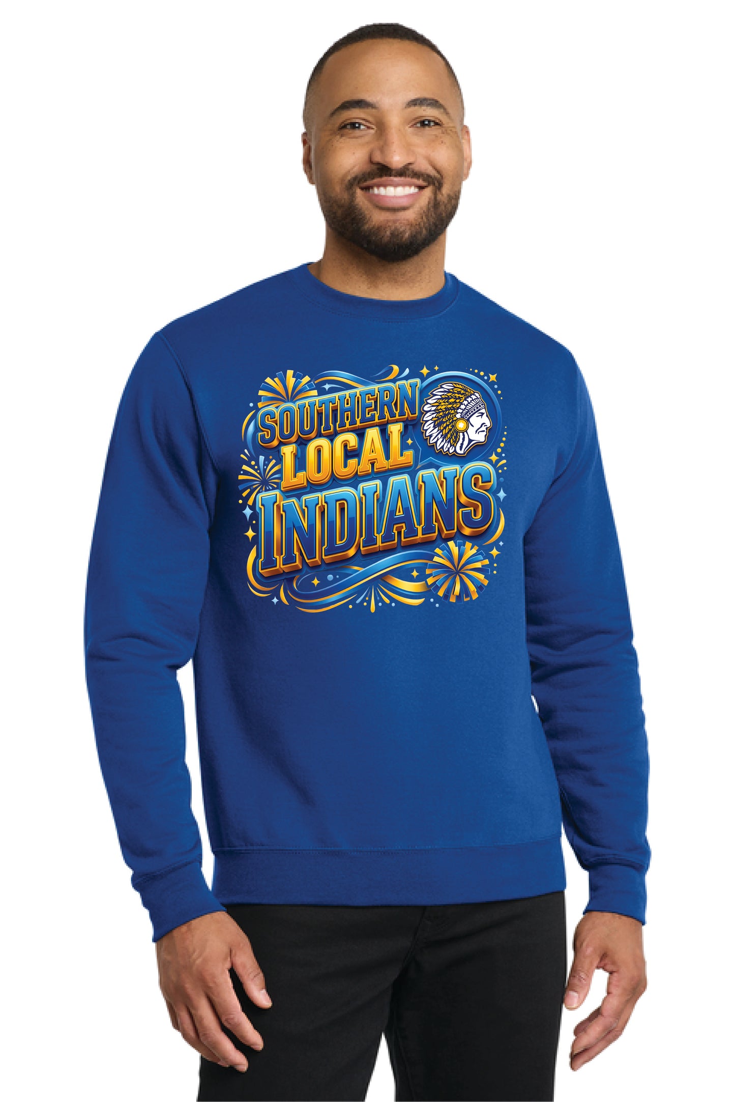 SL CHEER PC78 Port & Co® Core Fleece Crewneck Sweatshirt 7