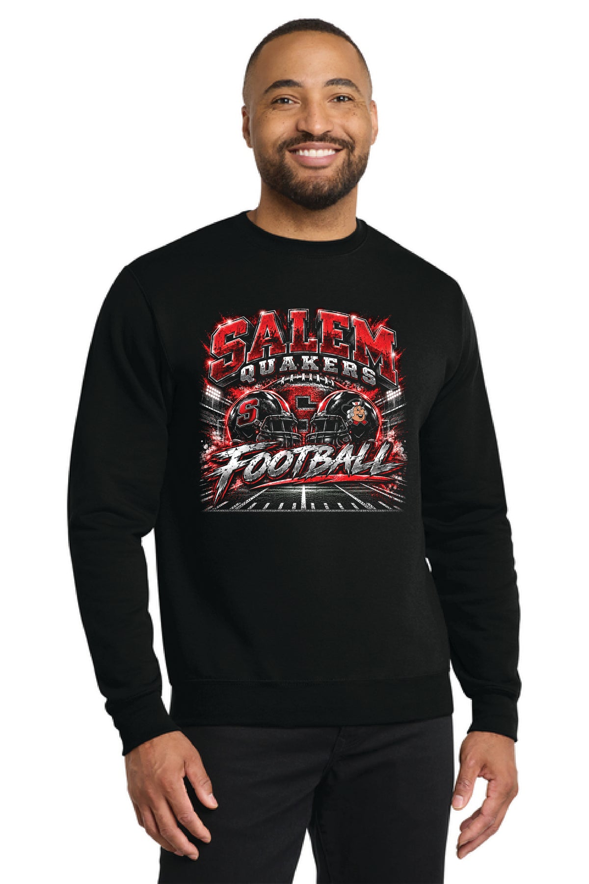 SALEM QUAKERS FOOTBALL PC78 Port & Company® Core Fleece Crewneck Sweatshirt SF-20