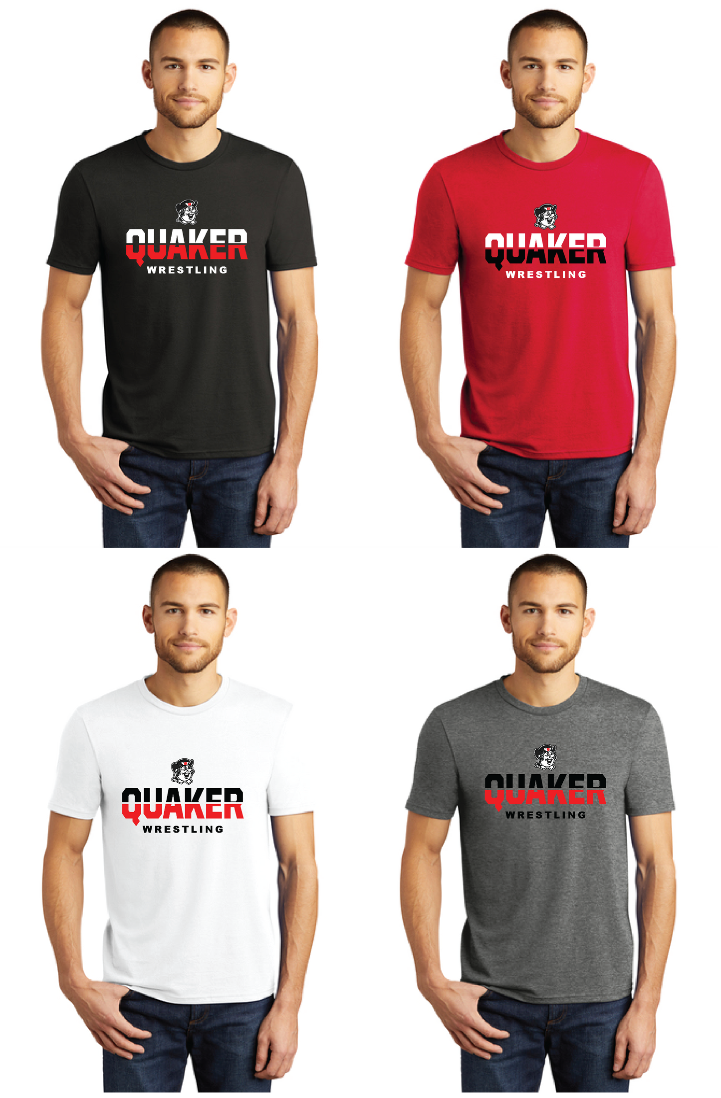 Salem Quakers Wrestling DM130 District ® Perfect Tri ® Tee 12