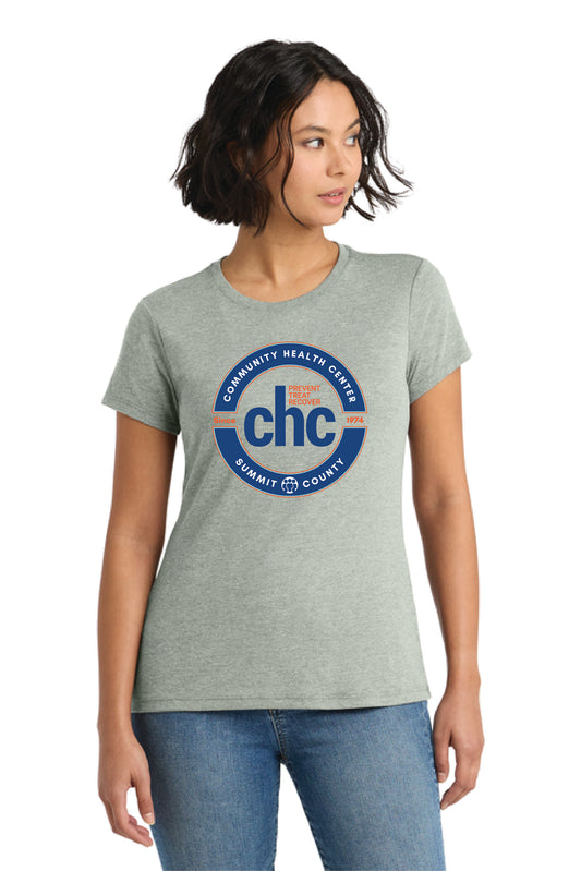 DM130L District® Women’s Perfect Tri® Tee CIRCLE CHC-50