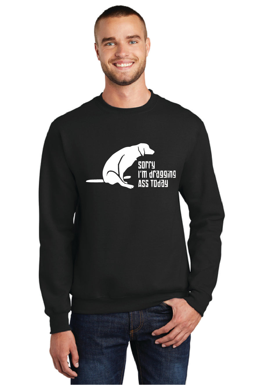 DRAGGIN ASS Port & Company® Essential Fleece Crewneck Sweatshirt 3