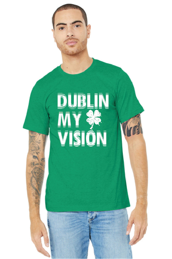 DUBLIN MY VISION BC3001CVC BELLA+CANVAS ® Unisex Heather CVC Short Sleeve Tee SPD 8