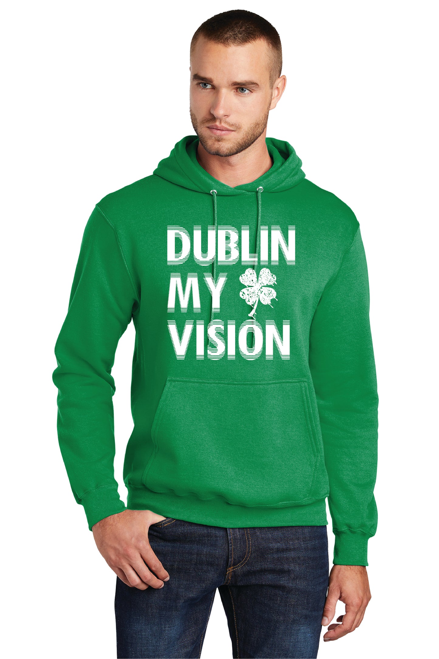 DUBLIN VISION PC78H Port & Company® Core Fleece Pullover Hooded Sweatshirt 8