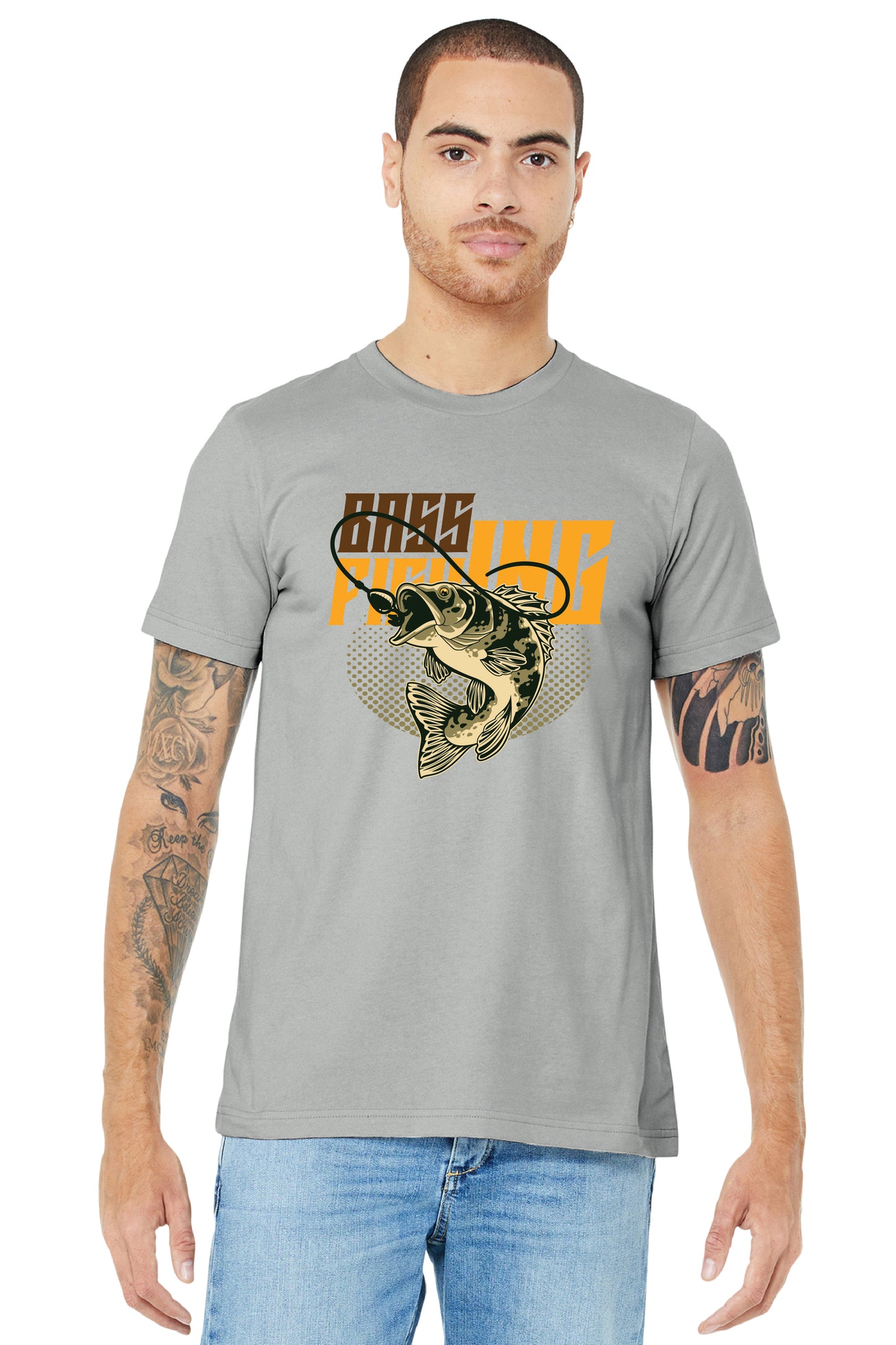 FISHING BASS FISHING BC3001 BELLA+CANVAS ® Unisex Jersey Short Sleeve Tee 6