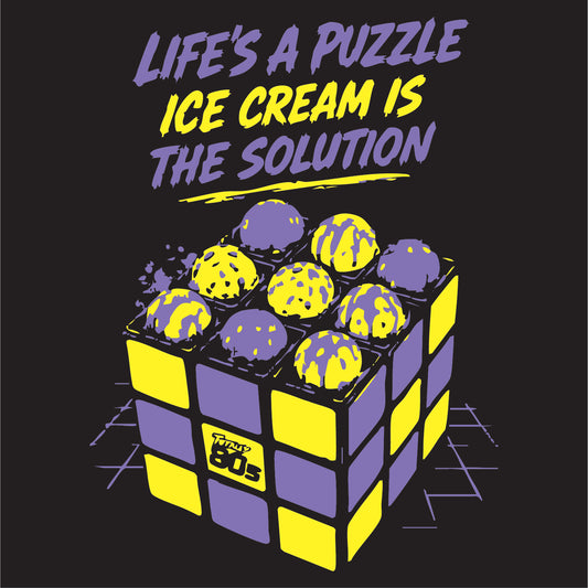 PUZZLE TOTALLY 80'S ICE CREAM SHOPPE 64000 SOFT STYLE TEE 7