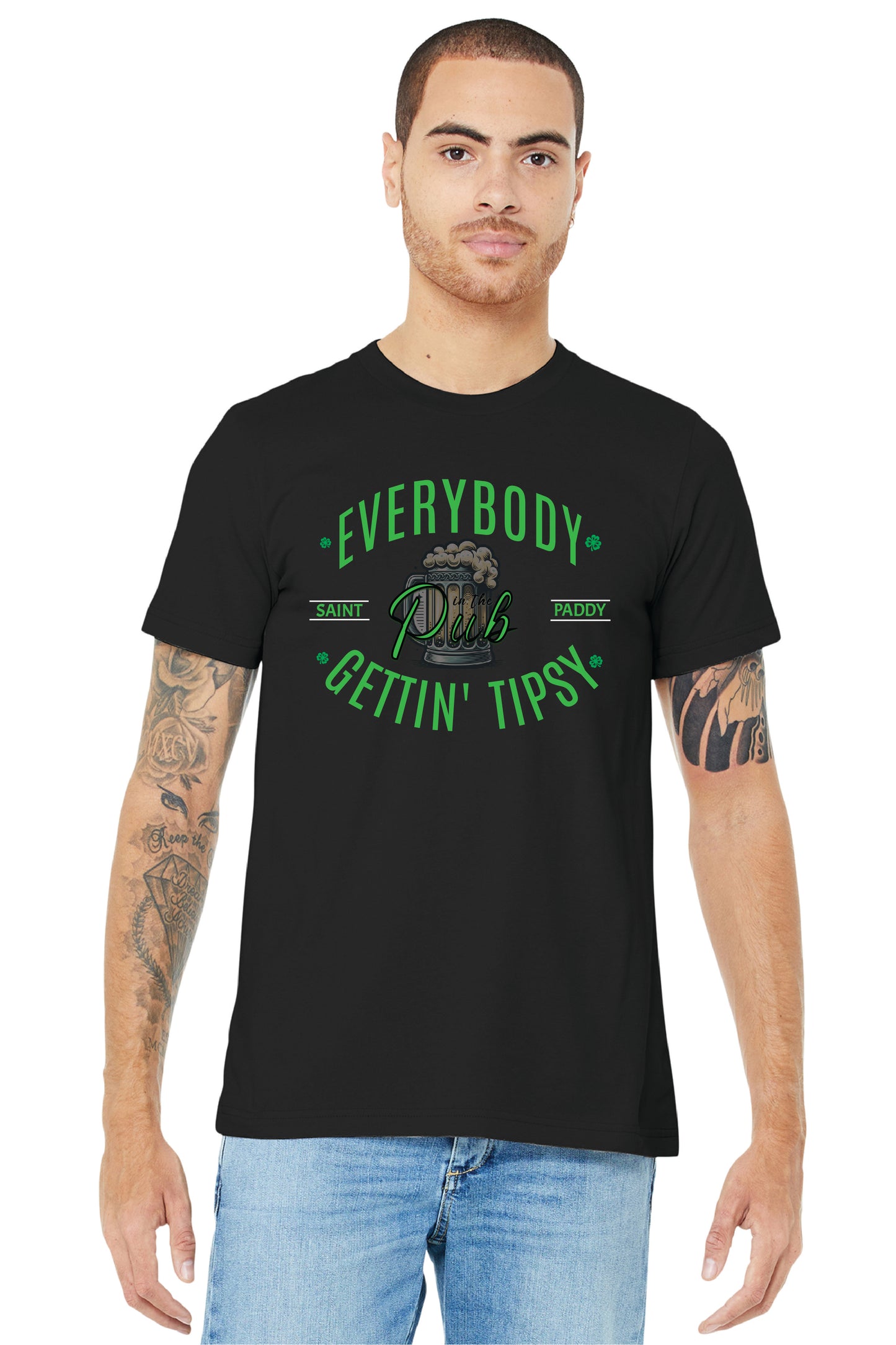 EVERYBODY GETTIN TIPSY BC3001 BELLA+CANVAS ® Unisex Jersey Short Sleeve Tee SPD 5