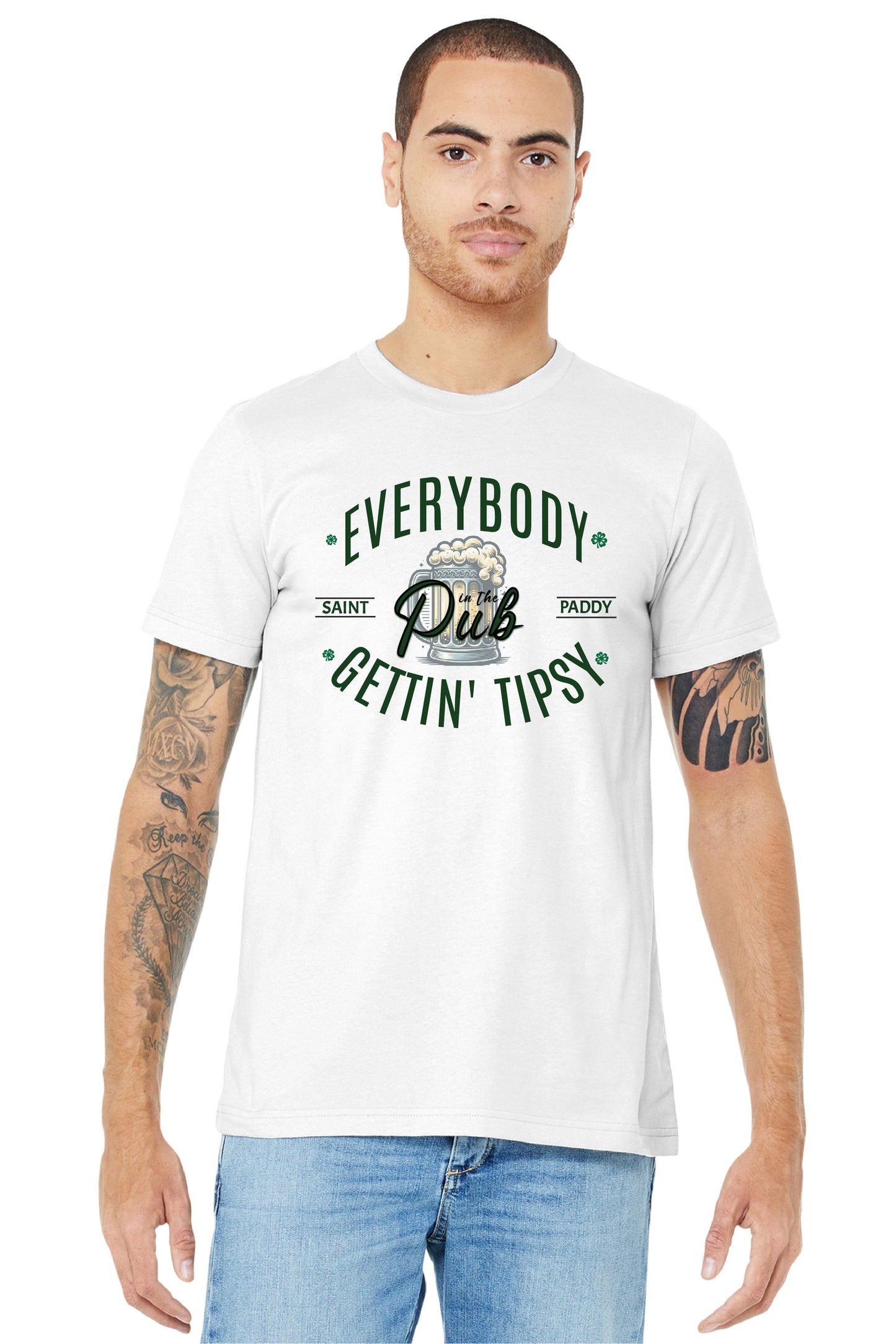 EVERYBODY GETTIN TIPSY BC3001 BELLA+CANVAS ® Unisex Jersey Short Sleeve Tee SPD 5