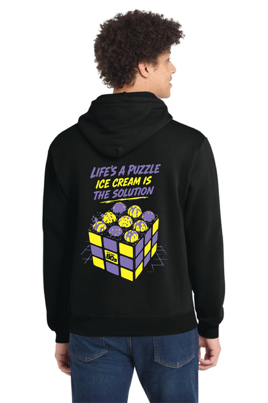 PUZZLE TOTALLY 80'S PC78H HOODED SWEATSHIRT 7