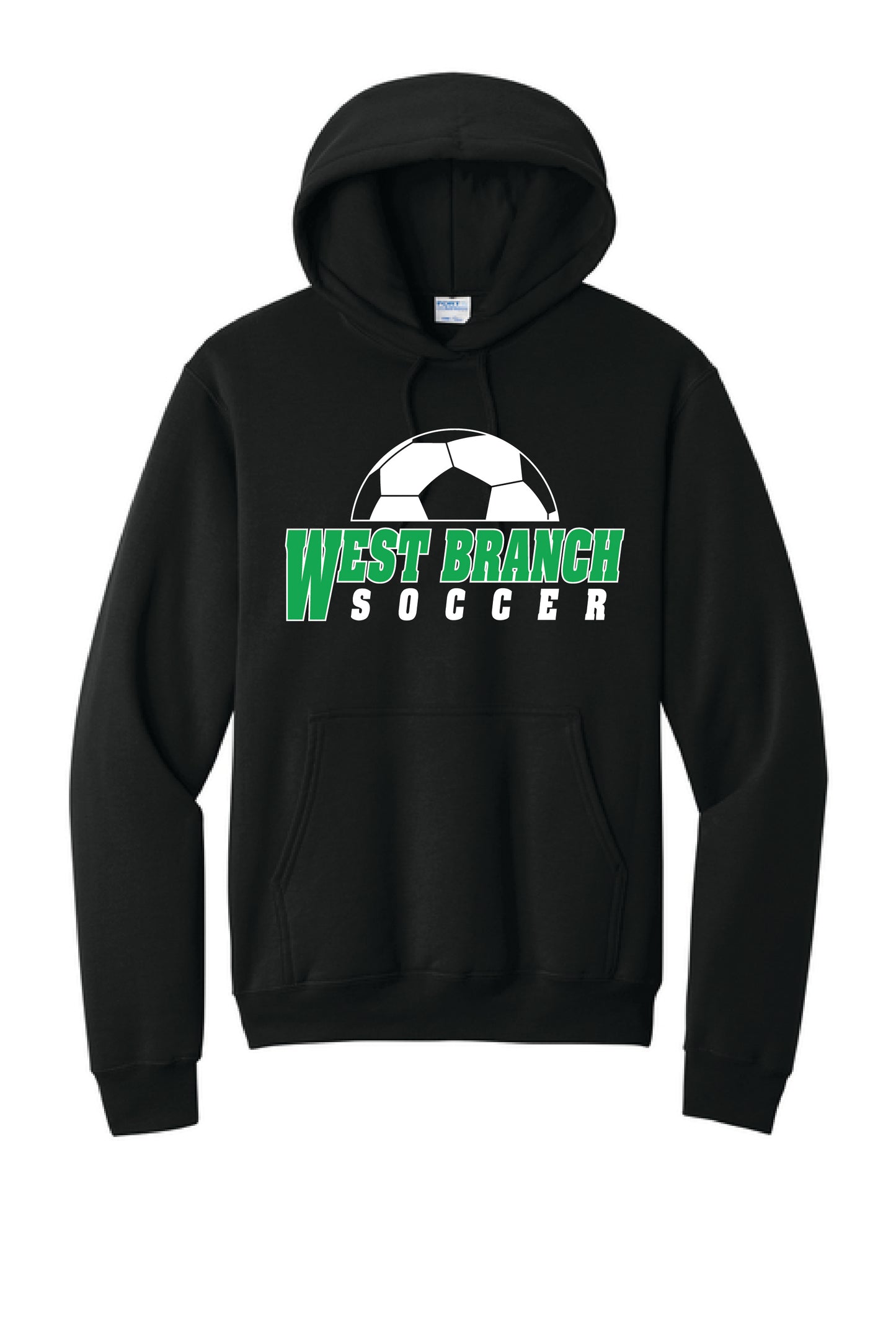 WE SOCCER PC78H Port & Company® Core Fleece Pullover Hooded Sweatshirt 1