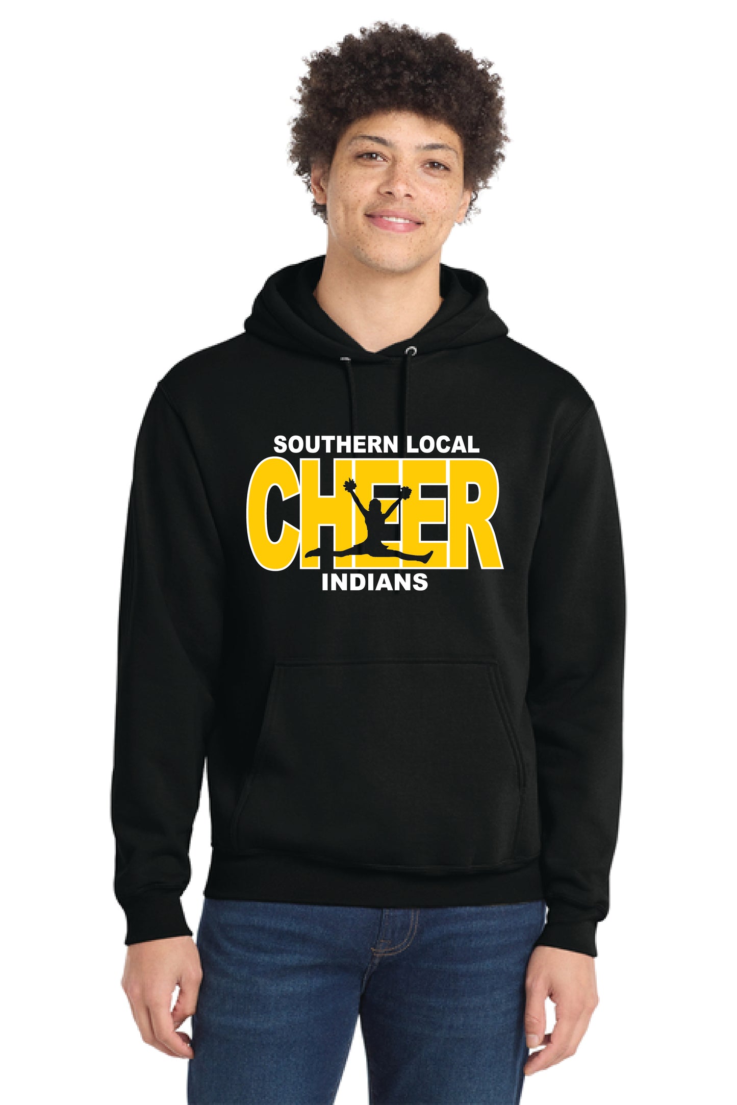 SL CHEER PC78H Port & Company® Core Fleece Pullover Hooded Sweatshirt 1