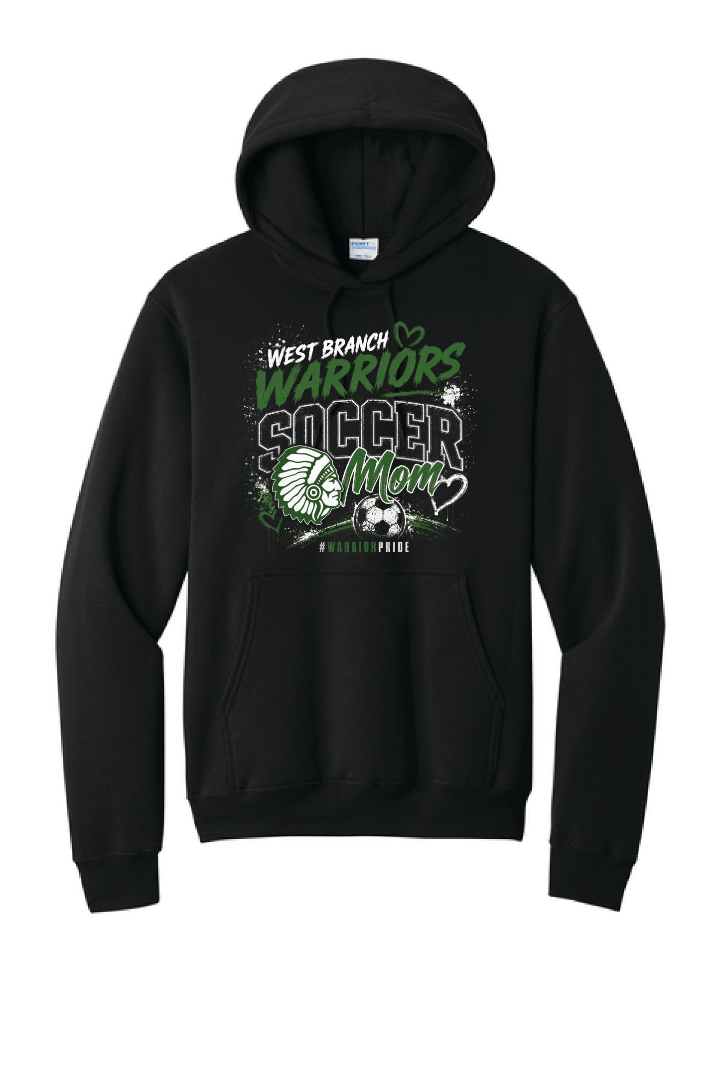 WE SOCCER PC78H Port & Company® Core Fleece Pullover Hooded Sweatshirt 5