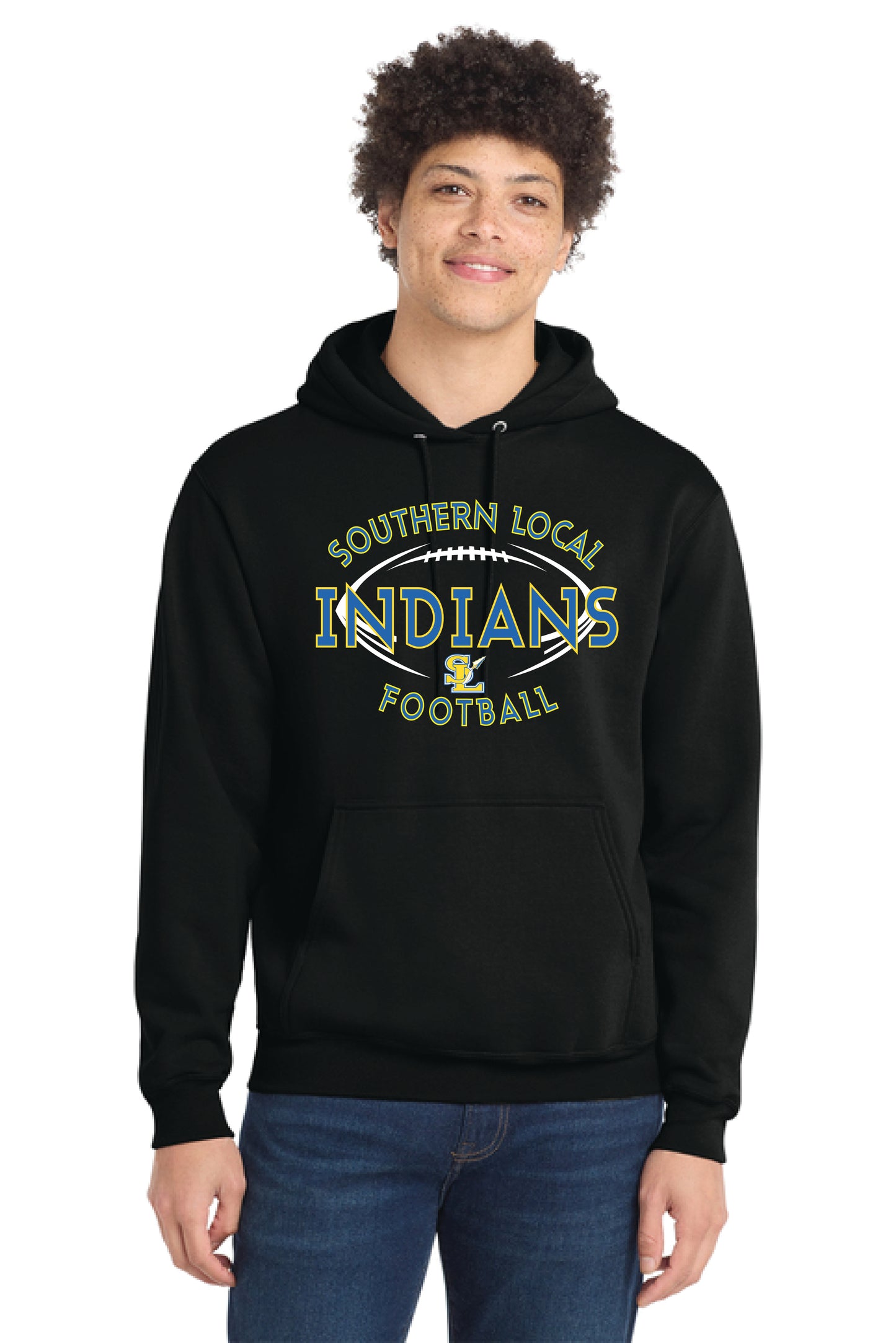 SL FOOTBALL PC78H Port & Company® Core Fleece Pullover Hooded Sweatshirt 3