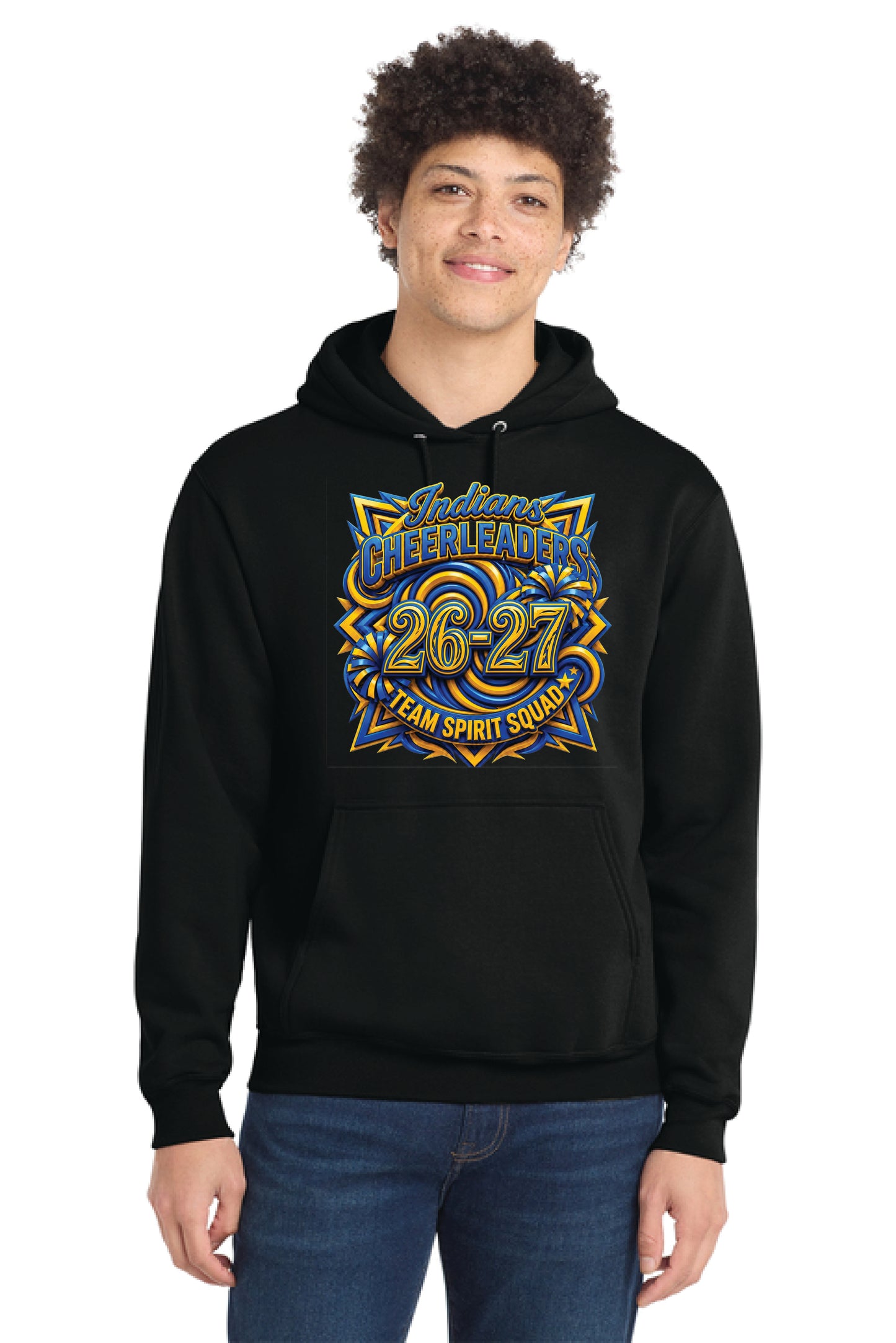 SL CHEER PC78H Port & Company® Core Fleece Pullover Hooded Sweatshirt 5