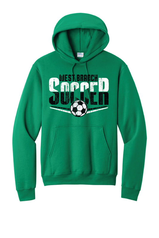 WE SOCCER PC78H Port & Company® Core Fleece Pullover Hooded Sweatshirt 10