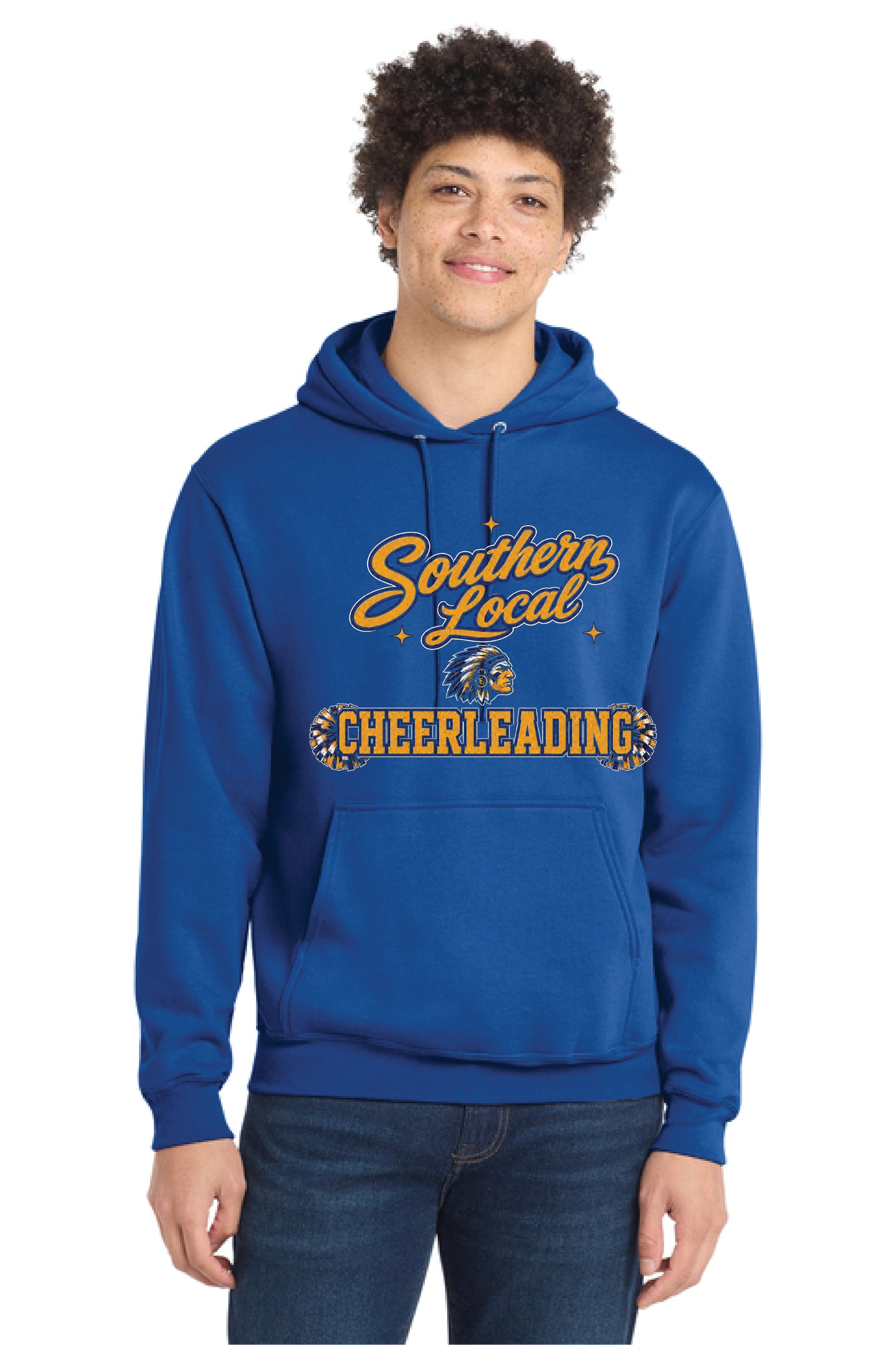 SL CHEER PC78H Port & Company® Core Fleece Pullover Hooded Sweatshirt 4