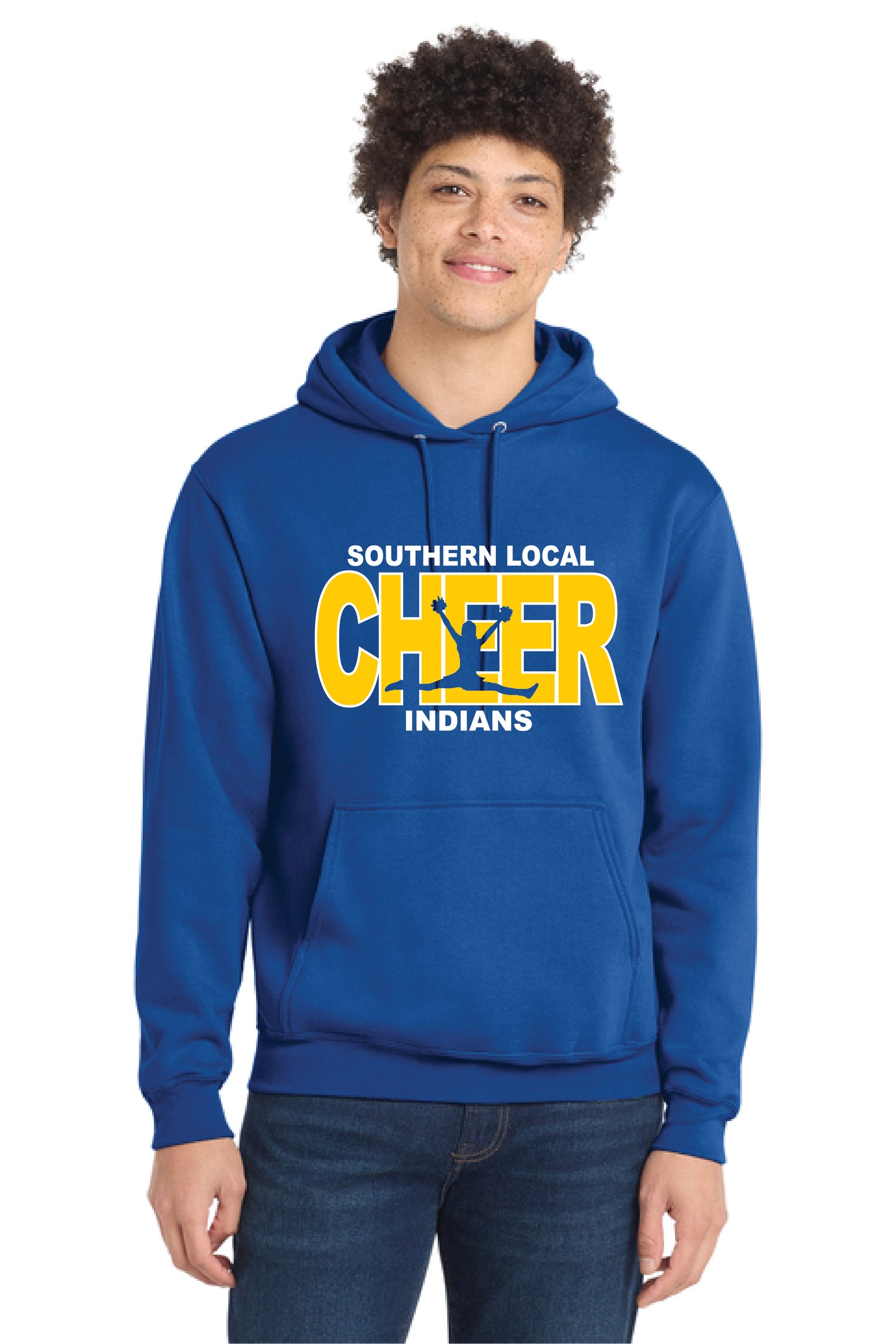 SL CHEER PC78H Port & Company® Core Fleece Pullover Hooded Sweatshirt 1