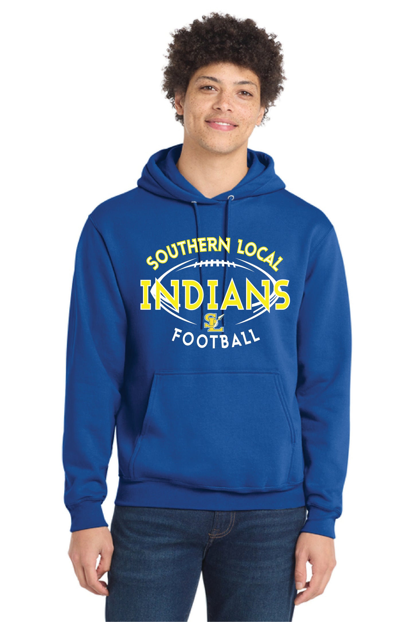 SL FOOTBALL PC78H Port & Company® Core Fleece Pullover Hooded Sweatshirt 3