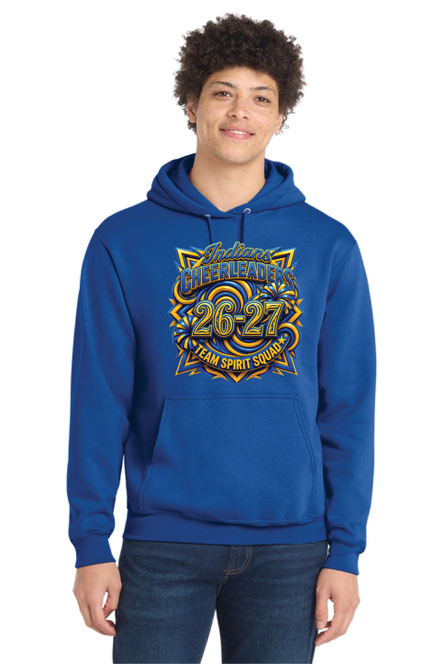 SL CHEER PC78H Port & Company® Core Fleece Pullover Hooded Sweatshirt 5