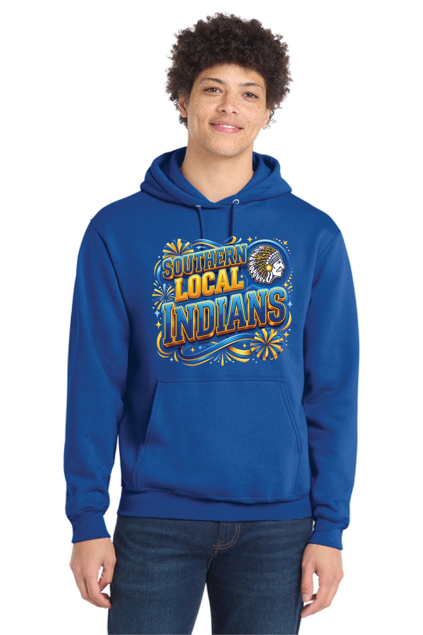 SL CHEER PC78H Port & Company® Core Fleece Pullover Hooded Sweatshirt 7
