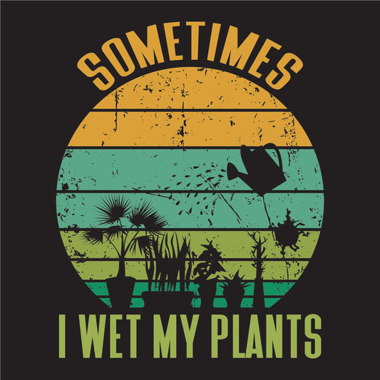 SOMETIMES I WET MY PLANTS Gildan Softstyle® Long Sleeve T-Shirt 2