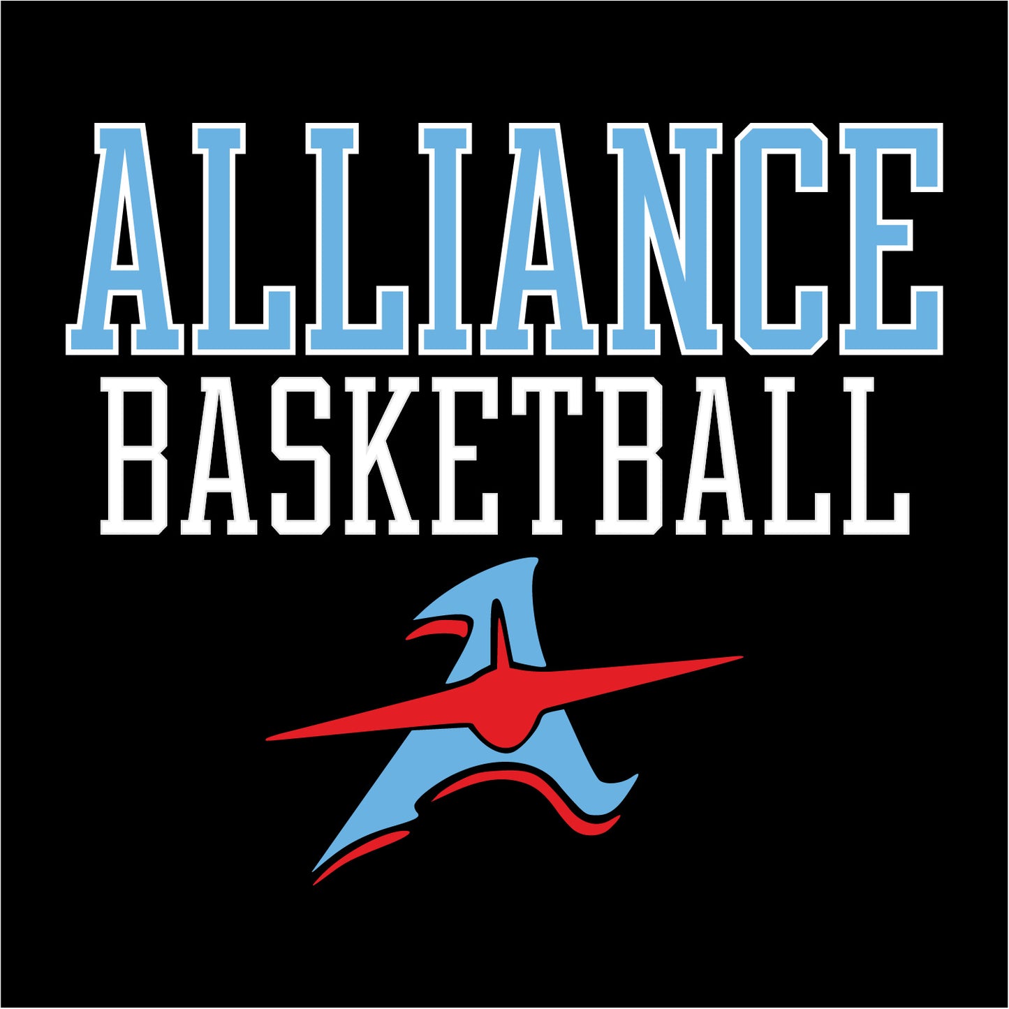 ALLIANCE AVIATORS Basketball PC55 Port & Company® Core Blend Tee 16