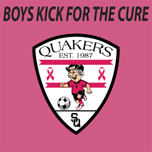 BOYS QUAKERS KICK FOR THE CURE Tee 21
