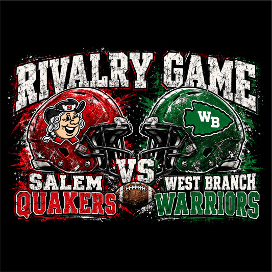 SALEM QUAKERS FOOTBALL Port & Co® Easy Cotton Tee SF-16
